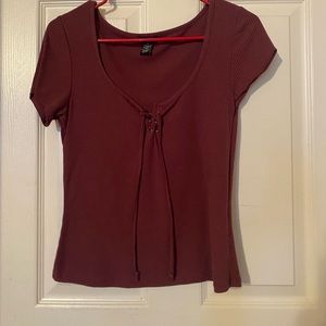 Cute simple purple top!